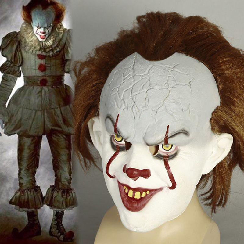 Authentic Stephen King's It Pennywise Latex Mask Perfect For Halloween Cosplay Events