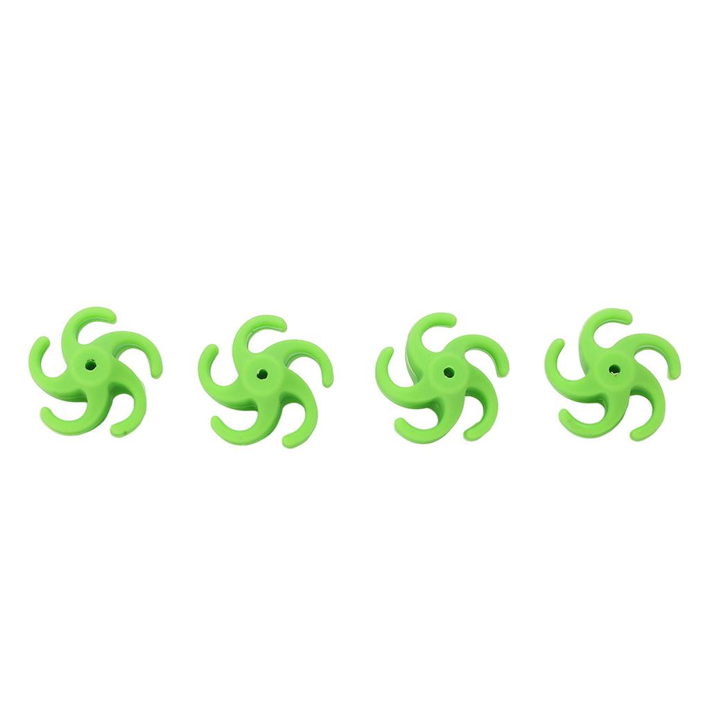 4Pcs Archery Bow String Stabilizer Rubber Recurve Compound Bow Bowstring Silencer Shock Dampener Green