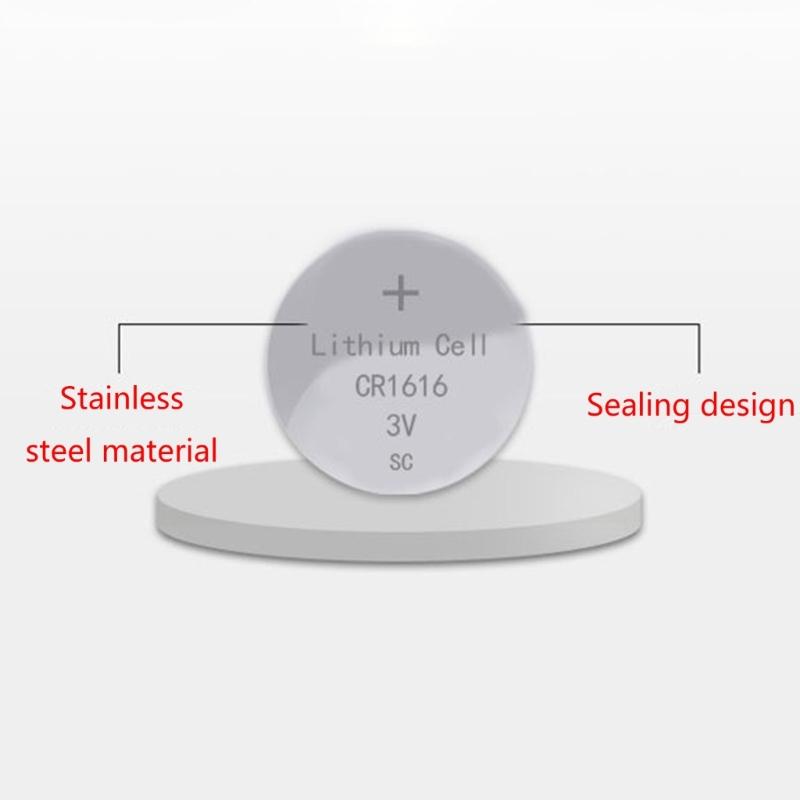 5pcs CR1216 High Power Button Cell Batteries Coin Battery Coin Cell 3V Button Battery for Watch Remote Key Power Supply