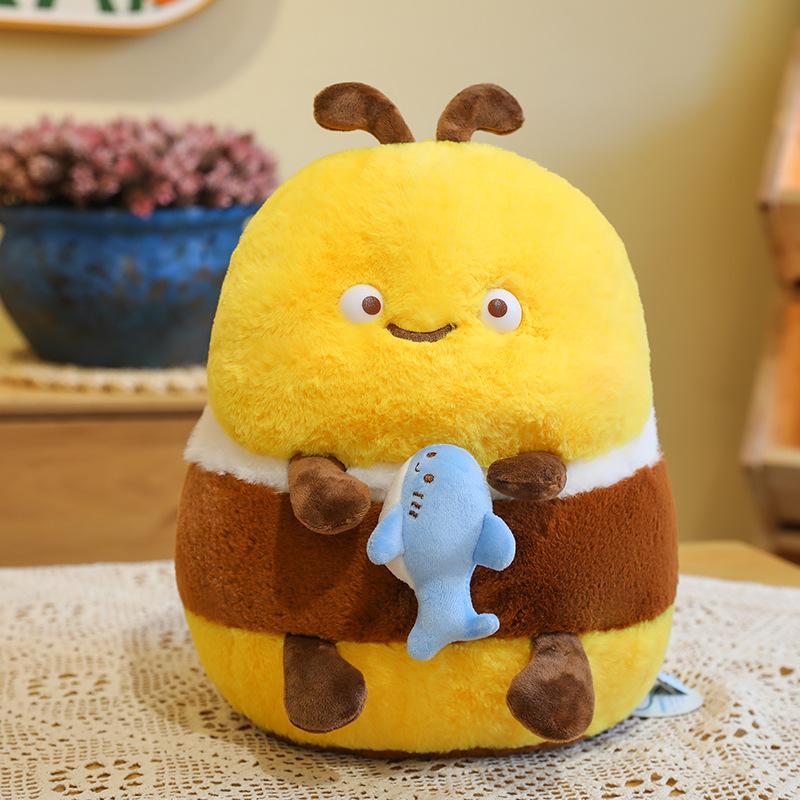 Doll Creative Pull Line Little Bee Doll Plush Toy Children'S Birthday Gift Boutique Grab Doll