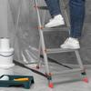 4Pcs Step Ladder Feet Covers Versatile Ladder Leg Covers Non-Skid Ladder Pads Rubber Foot Pad Insulating Foot Sleeve
