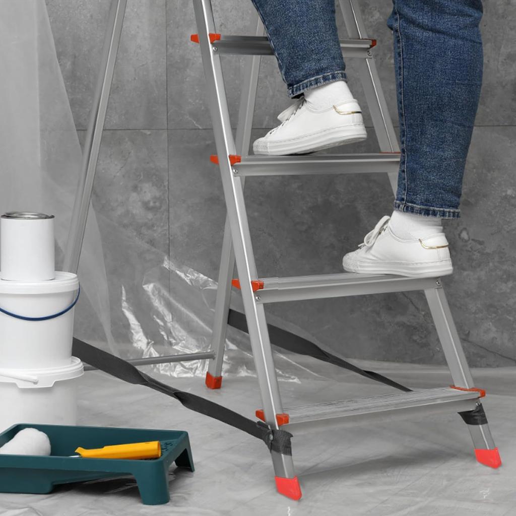 4Pcs Step Ladder Feet Covers Versatile Ladder Leg Covers Non-Skid Ladder Pads Rubber Foot Pad Insulating Foot Sleeve