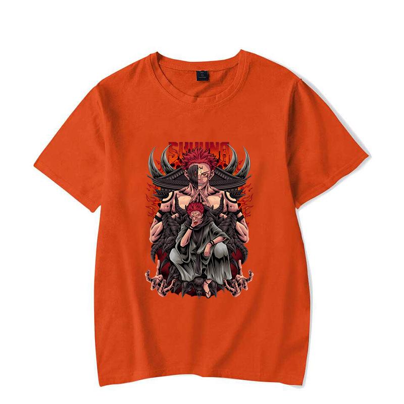 

new anime Ryomen Sukuna Print Clothes Men Women Summer Short Sleeve Fashion Summer Casual cool T-Shirt Top plus size XXS-4XL 4XL