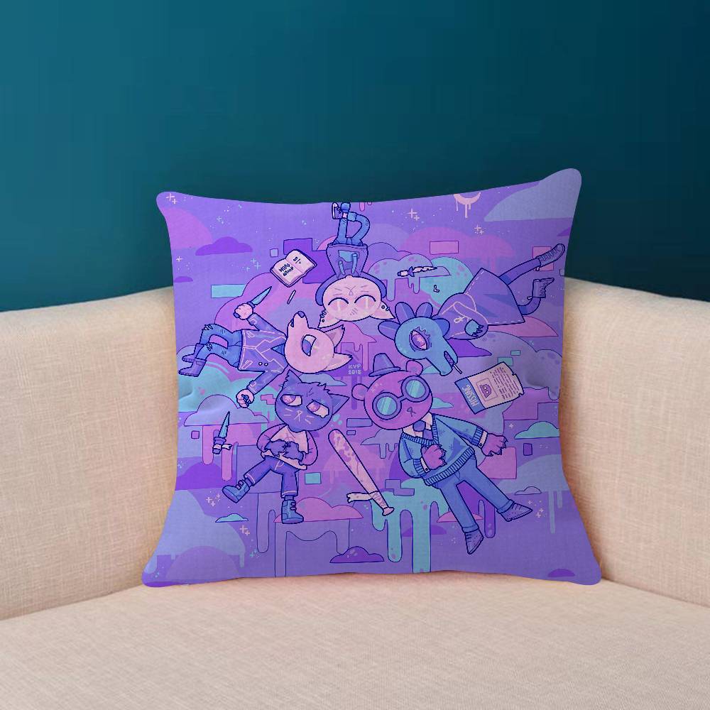 Anime N-Night In The Woods Game Pillow Case Plush Fabric Soft Double Sided Print Sofa Cushion Cover Throw Pillow Covers