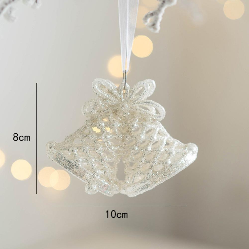 Glitter Angel Fairy Pendant Plastic Xmas Tree Hanging Ornaments DIY Xmas Home Decoration