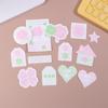 40Pcs/set Lucky Four-leaf Clover Self-adhesive Sealing Sticker Photo Cards Packaging Bag Journal Deco Stickers