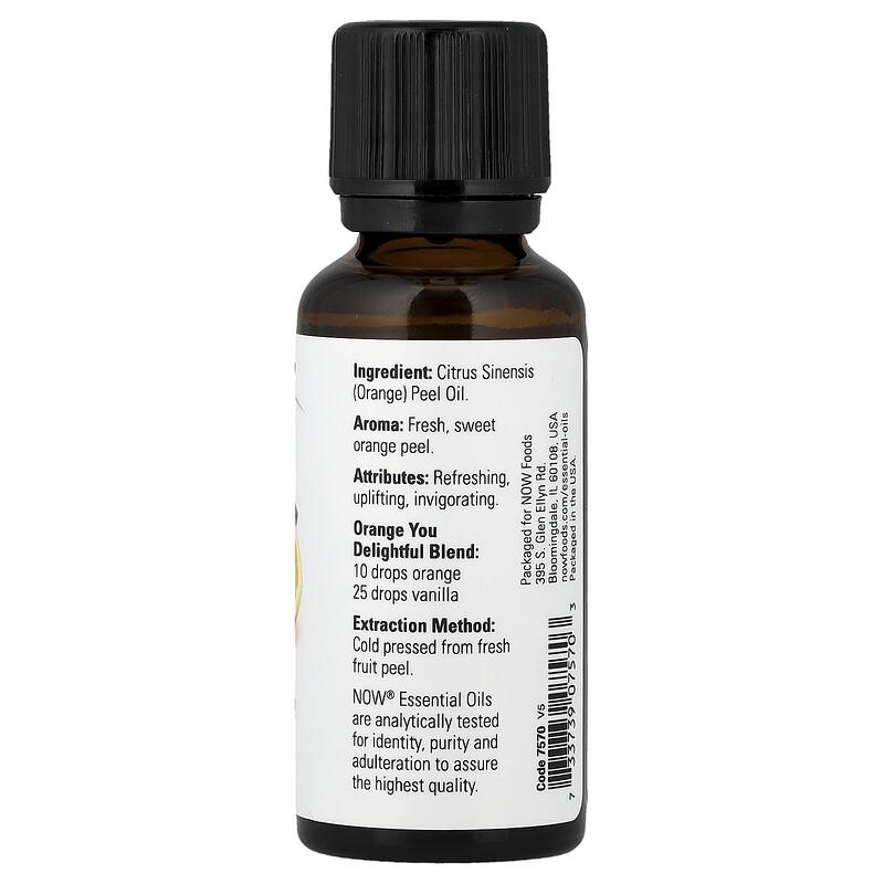 Essential Oils, Orange, 1 fl oz (30 ml)