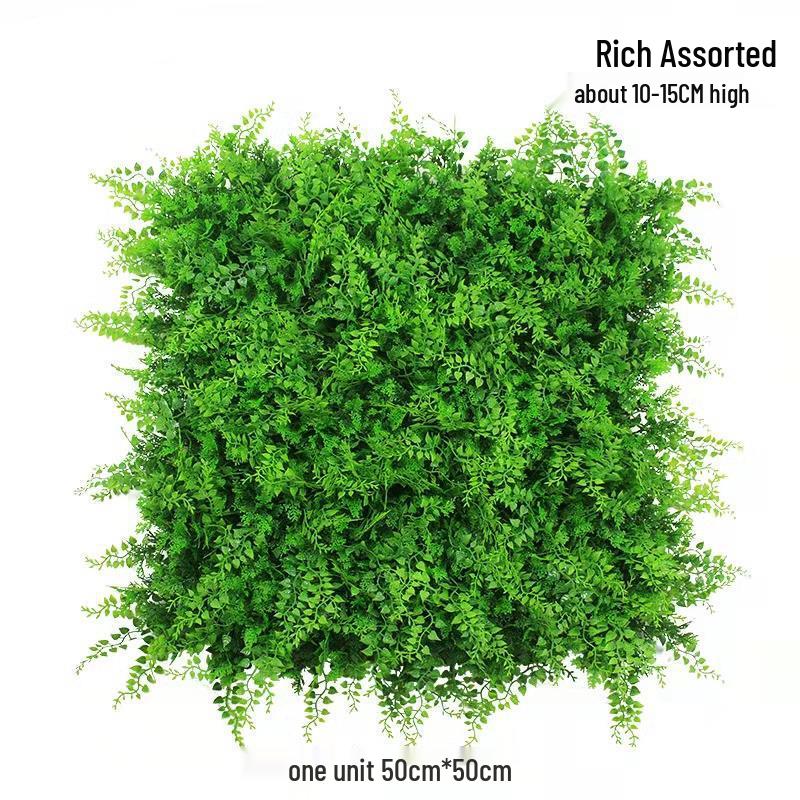 Flame-Retardant Green Wall: Anti-Aging Lawn Decoration for Malls & Backgrounds