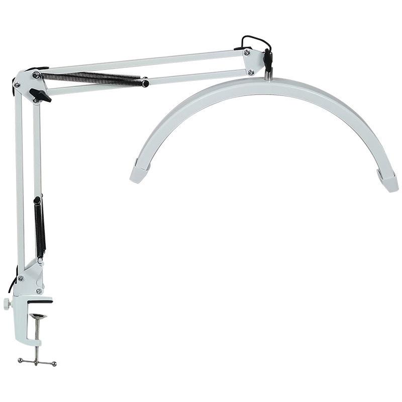 16" Half-Moon U-Shaped LED Clip-On Stand: Eye Protection & Permanent Makeup Fill Light.