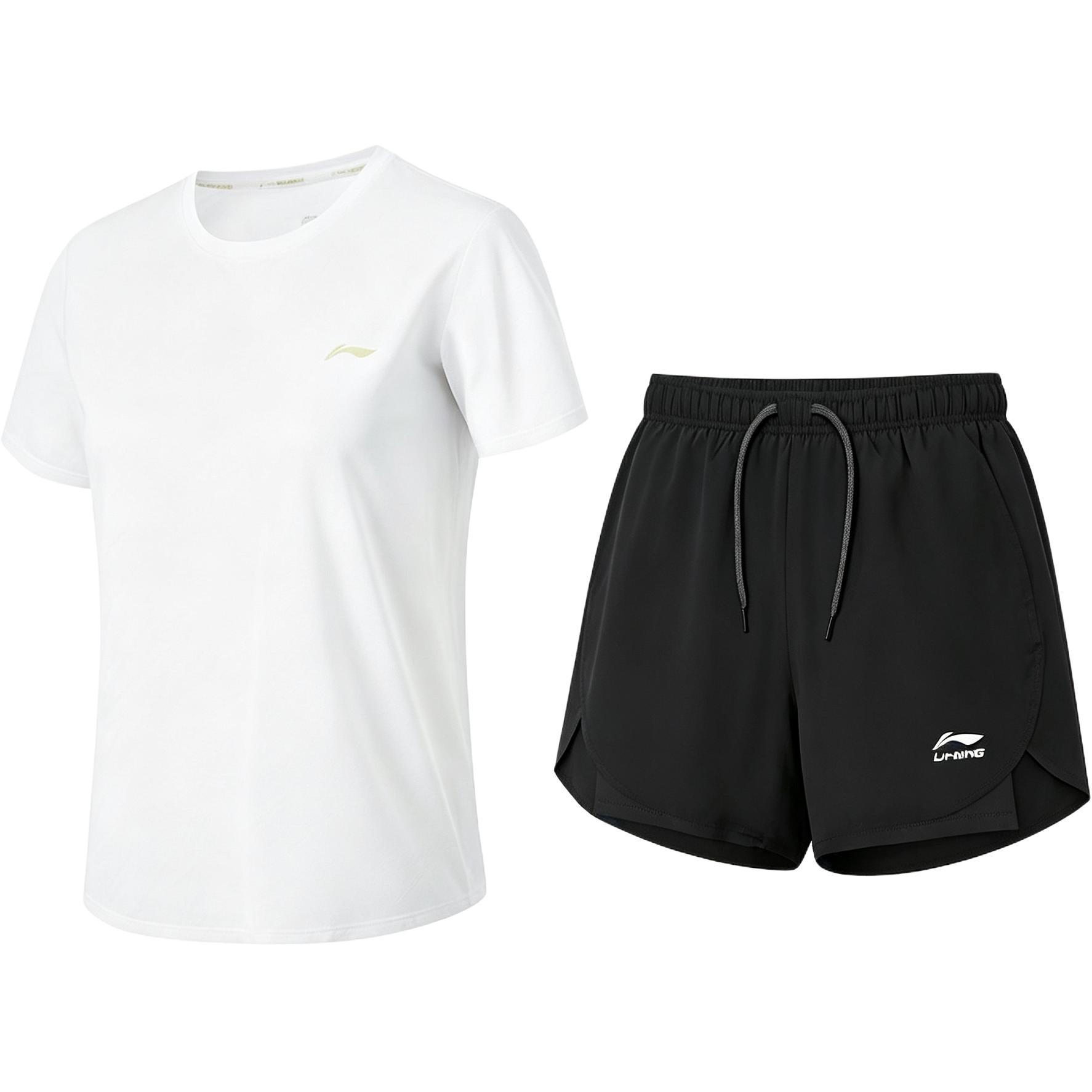 Li-Ning Quick-Dry Yoga Fitness Cool Sports Suit Unisex activewear AS060863-51 L
