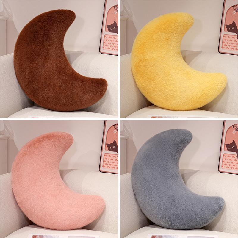 Yto Toy Unisex White Superior-Grade Mink Top-Grade Fur First-Class Moon Superior-Grade Plush High-Standard Pillow Premium-Quality Sleeping Premium-Quality Companion