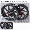 Motosiklet Ön ve Arka Tekerlek Takımı 10*2.5 İnç Alüminyum Alaşımlı Jantlar Yamaha 100cc CUXI FORCE RSZ JOG İçin Jantlar