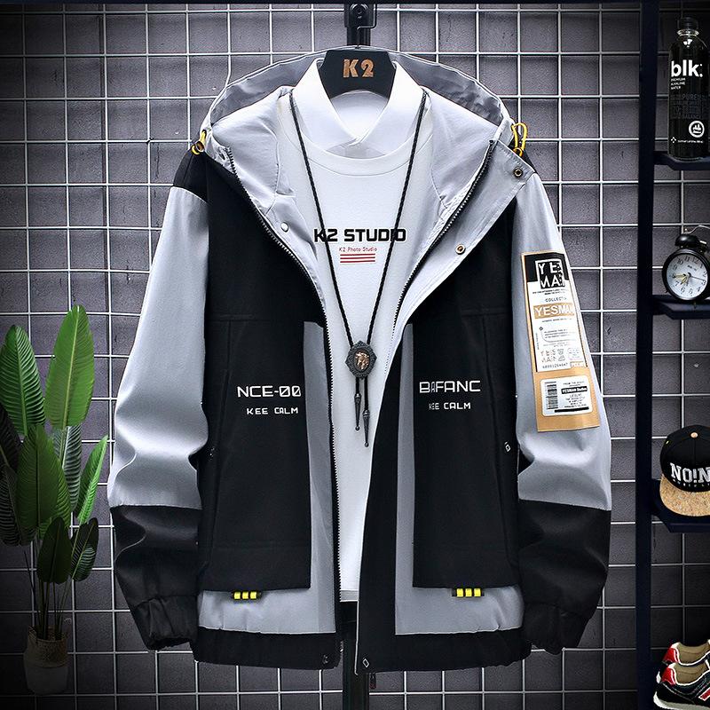 Jacke Herrenmantel Plus Size Fat Casual Stehkragen Herrenjacke