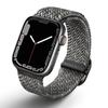 Uniq Aspen Apple Watch Strap 44/42/45 Mmseries 1/2/3/4/5/6/7/8/9/Se/Se2 Braided De Szary/Pebble Grey