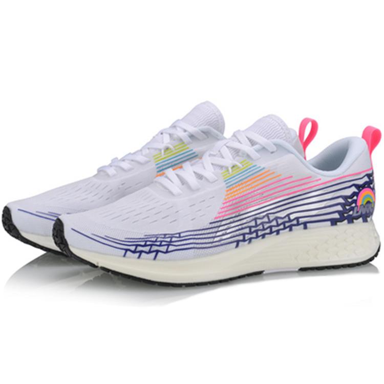 Chaussures de course basses respirantes Li Ning Red Hare 4 Hommes Standard Blanc ARBP037-13