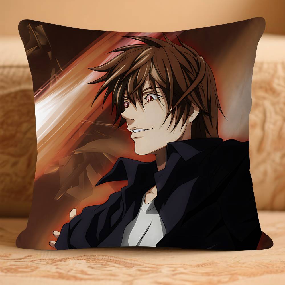 D-Death Anime N-Note Kissenbezug Abnehmbarer Waschbarer Kissenbezug – Ganzjahresweiches Leinen