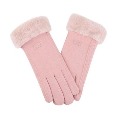 Fashion Gloves Autumn Winter Cute Furry Warm Mitts Mittens Outdoor Finger Women Sport Full Wind W0L8
