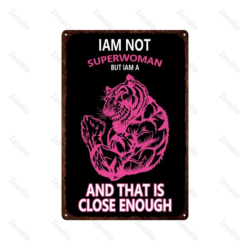 Trening Mięśni Fitness Metalowy Znak Podnoszenie Ciężarów Boks Sport Metalowa Tablica Tabliczki Sztuka Podnoś Ciężkie Blaszane Plakaty Siłownia Bar Wystrój Domu