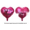 2026 Heart-Shaped Balloons: Happy New Year Decorations for Store Windows or Events