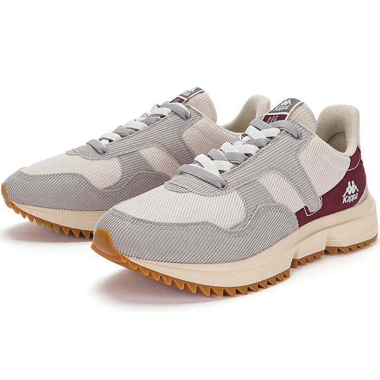 Kappa Back-To-Back Comfortable Sports Retro Trend Casual Companion Shock Absorption Non-Slip Low-Top Running Shoes Unisex sneaker K0DY5MM04D-133