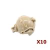 Military Soliders Figure Waffen Building Block German US Helmet Goggle Bazooka Anti Tank Rocket Launcher Flamethrower Brick Toys