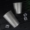 Shangqi Retro Stainless Steel Hammered Water & Tea Cups - Set of 2