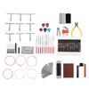 Guitar Repairing Tools Kit Professional Maintenance Bridge Pins Hex Wrench Files Accessories