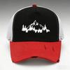 Unisex Adjustable Baseball Cap With 'Mountain' Pattern Print Design, Breathable Mesh Structure And Comfortable Fabric,Sports Hat