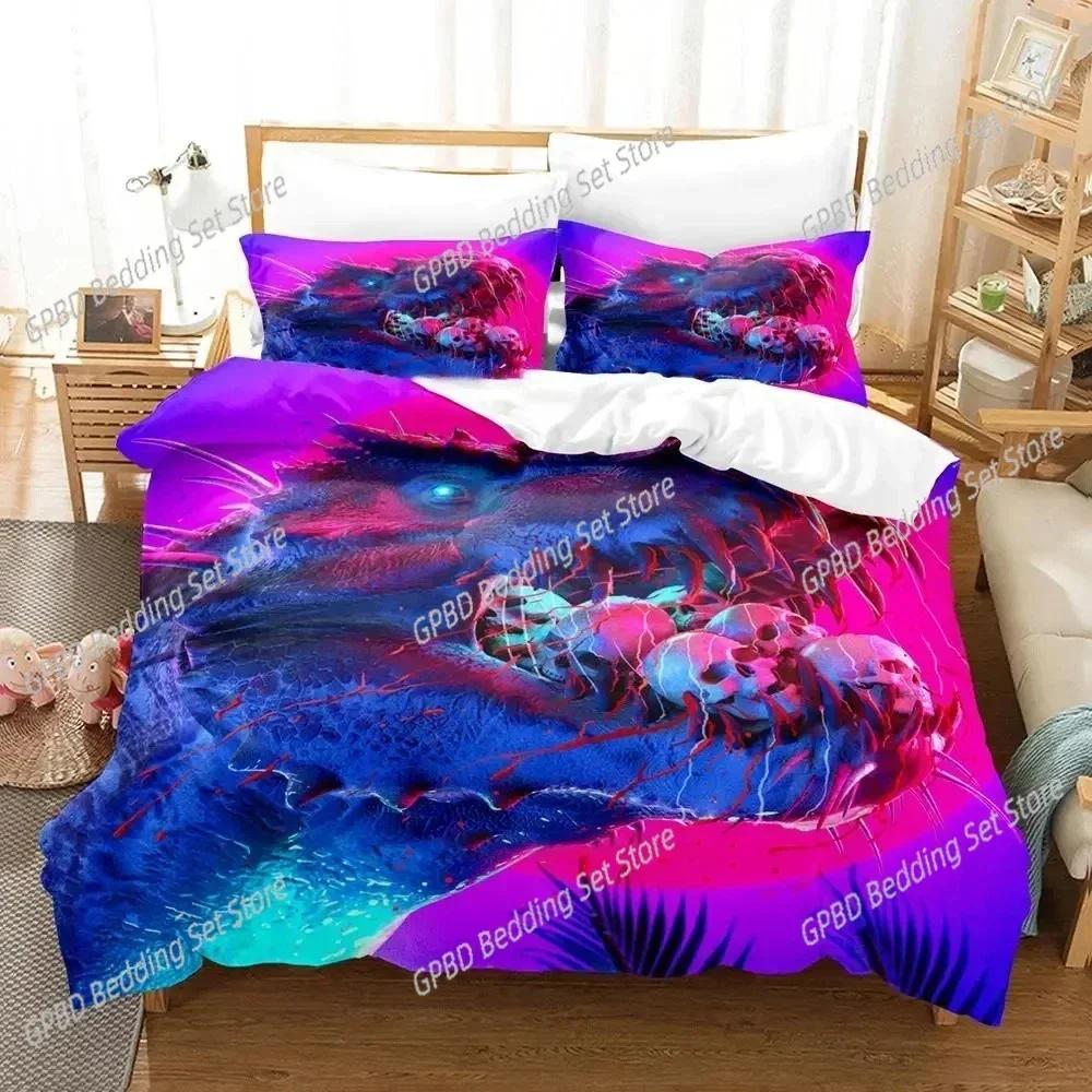 3D Print Game Second Extinction 3D Duvet Cover Bedding Set Comforter Linen Pillowcases Home Decor Single Double Twin King Queen