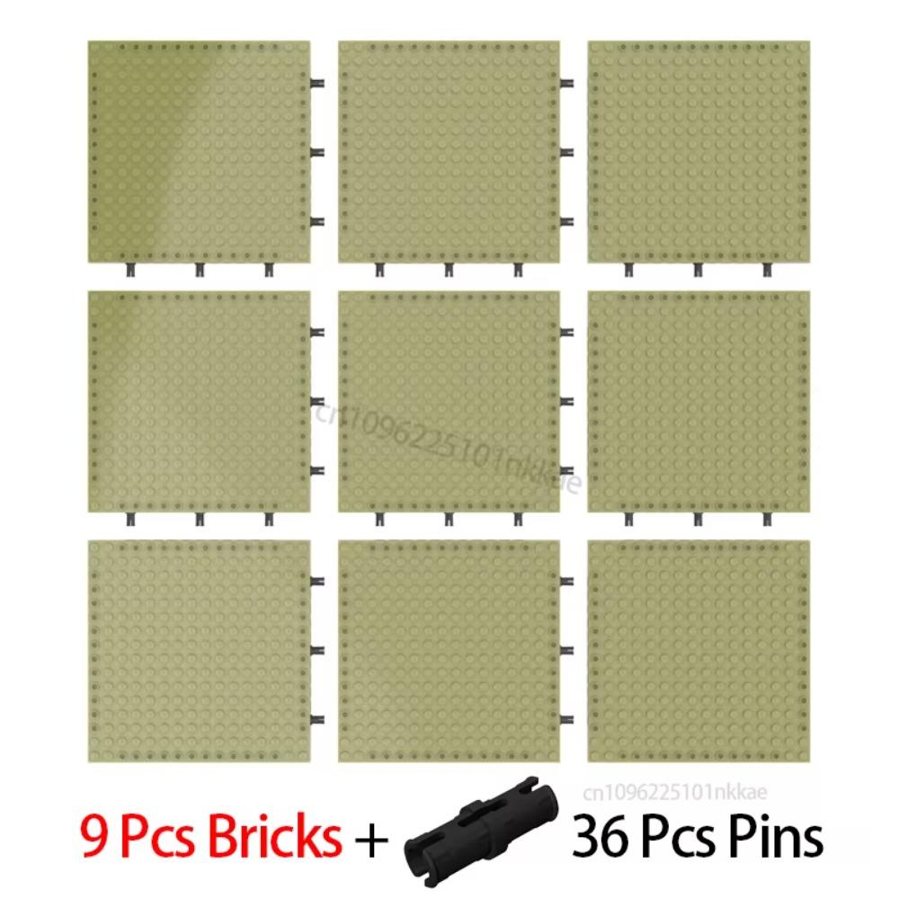 Wholesale 16X16 Pixel Art Building Blocks Bottom Plate 65803 Bricks Baseplate Part Compatible 31212 21333 98138 Pixel Toys Gifts