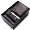 Men's Formal Business Jacquard Tie Gift Box Set