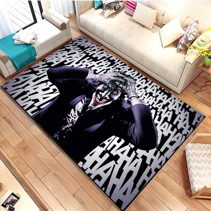 Horror Joker Printed Floor Mat Carpet 15 Sizes Living Room Bedroom Bedside Window Sill Bathroom Floor Mat Home Decoration Home