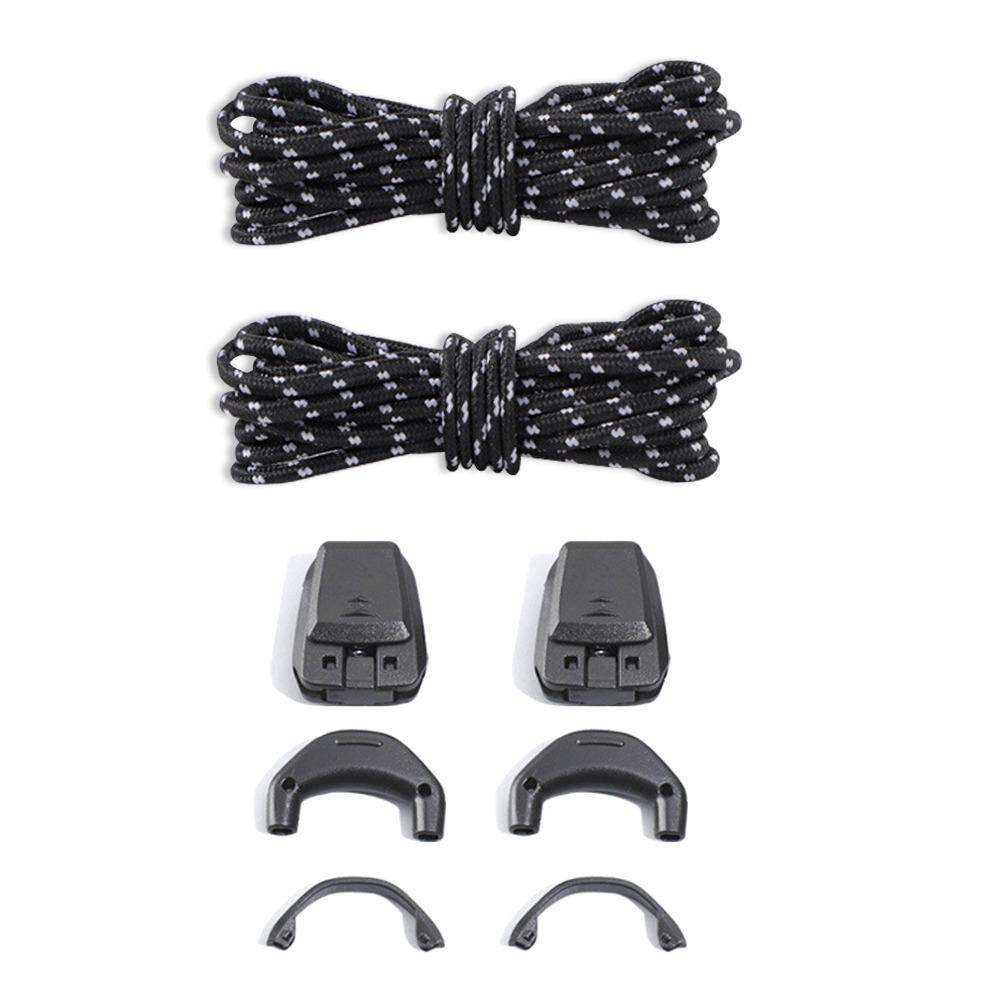1Pair Creative Fashion Without Ties Quick Lace Kit Round Tennis No Tie Shoelaces Lazy Shoe Laces for Salomon Shoe Accessories