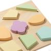 Shape Puzzle Wooden Geometric Toddler Preschool Learning Materials Toy for