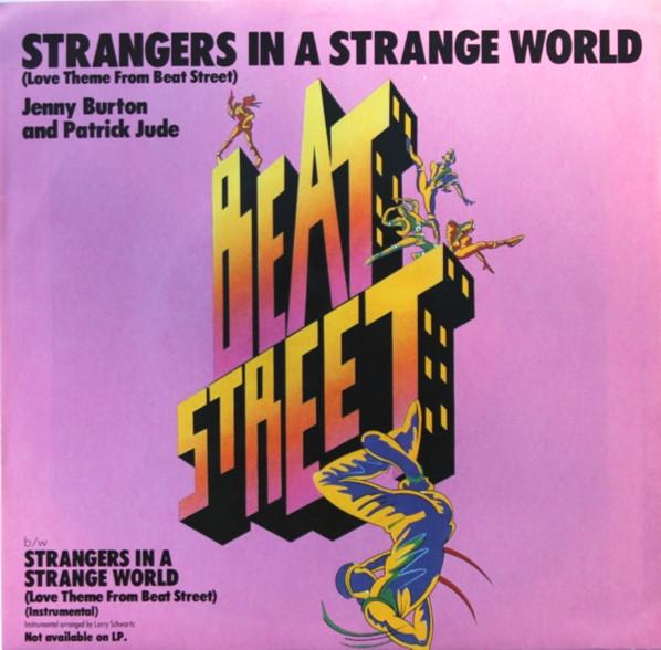 

7inch Record JENNY BURTON PATRICK JUDE Strangers In A Strange World Love 789660 ATLANTIC 1984 US Dance Electronica Used