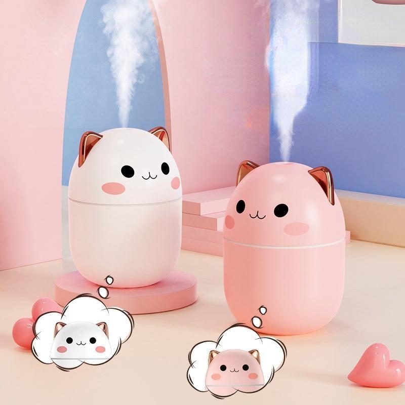 250ml Mini Air Humidifier USB Cool Mist Aroma Diffuser with Colorful Light Home Bedroom Car Humidifier Purifier