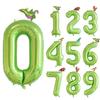 40inch 0-9 Number Dinosaur Balloons Easter Jungle Party Birthday Day Decoration