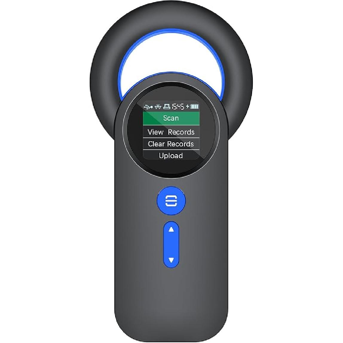 Symcode Bluetooth Pet Microchip Reader Wireless RFID Animal Chip ID Reader Scanner Animal ID Tag Handheld Scanner Animal Tag Reader EMID Pet Microchip Scanner Q30