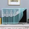 1 pièce Écran TV Moniteur 32/40-42 pouces Télévision LCD Protecteur Élégant Housse de protection Décoration intérieure Dentelle Broderie Universel