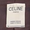 CELINE wool Long sleeve Gown coat Navy system Women Used