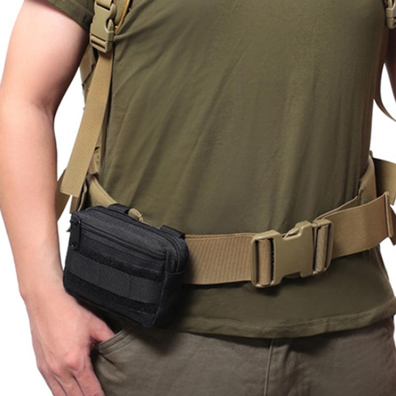 EDC Pack Men Molle Waist Belt Oxford Cloth Hip Pouch Fanny Pack Camping Hunting Accessories Utility Bag