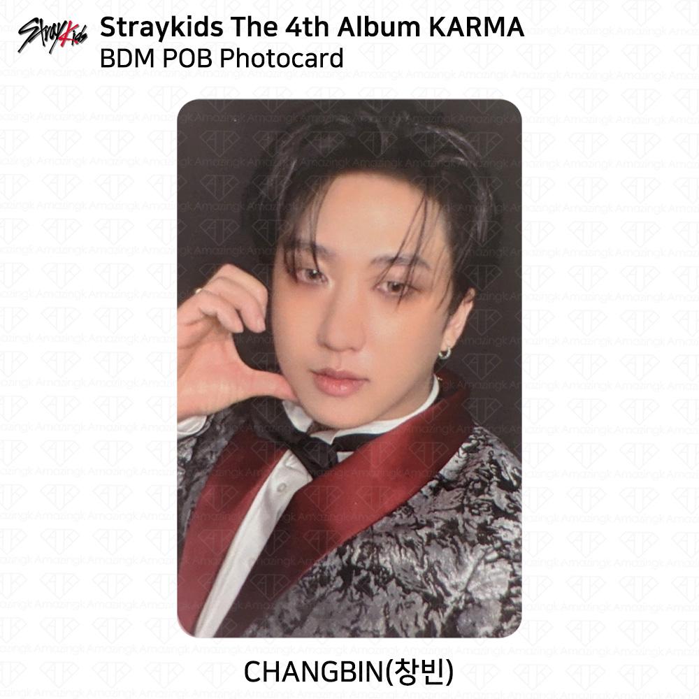

Stray Kids 4-й альбом Karma BDM POB Фотокарточка KPOP K-POP SKZ Changbin
