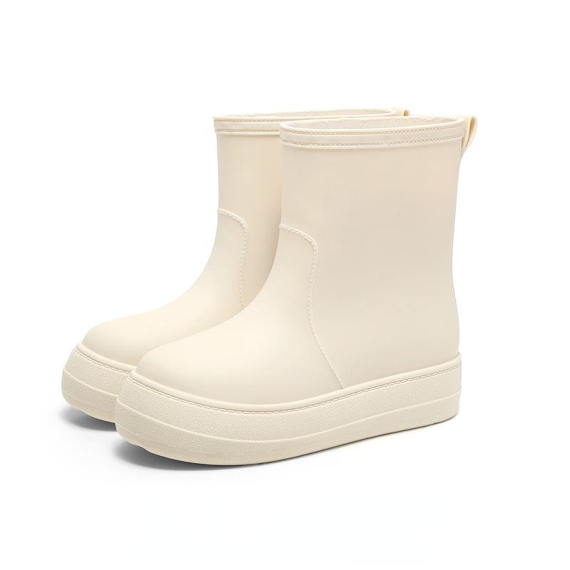 Módní dámské holínky 2025 Nové voděodolné boty pro ženy Venkovní protiskluzové dámské pracovní boty Vysoce kvalitní platformové EVA boty