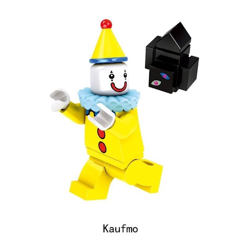Colorful Digital Circus Palm Niken Clown Kraftmo Building Block Figurine Set Abs Material