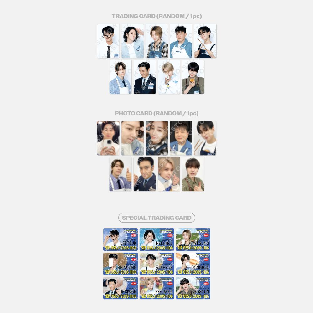 Pre-order SUPER JUNIOR Grand Opening! SJ Market Random Trading Card