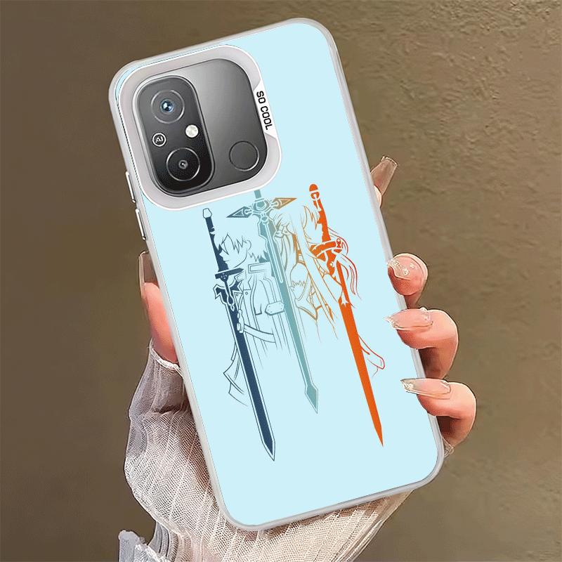 Sword Art Online Anime Shockproof Phone Case for Xiaomi Poco X7 X6 X5 X3 Pro F7 Ultra M8 Redmi 15C 15 14C 13C 12C 10C 13 12 10