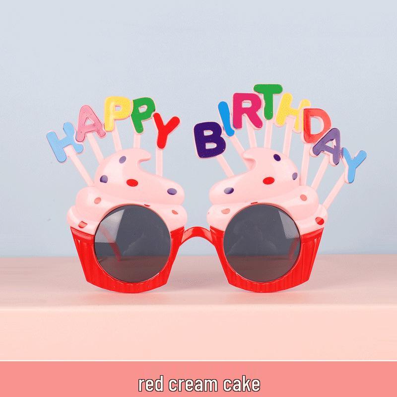Funny Birthday Party Glasses & Baby Hats - Perfect Photo Props & Cake Decoration