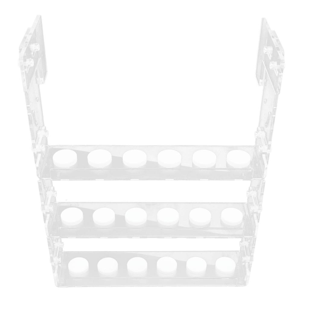 Coral Frag Rack Clear Acrylic Vertical 3 Layer Hanging Coral Fragment Holder for Fish Tank Aquarium