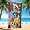 1Pc Christmas Adventure Friends Beach Towel, Quick Dry, Multi-Use for Beach Pool Gym Yoga Home Travel, Christmas, Halloween, Xmas Gift S47