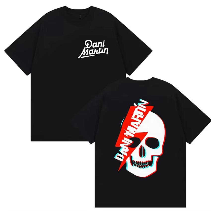 

Rock Band Dani Martin Tour 2026 Merch TShirt Unisexs Vintage Gothic pure Cotton Tshirts Unisex Hip Hop Punk Clothing Tshirt Unisex XL